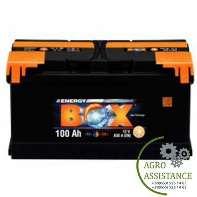 6СТ-100 (0) (+ праворуч) Акумулятор 6СТ-100 Energy Box (вир-во Мегатекс) | Agro Assistance