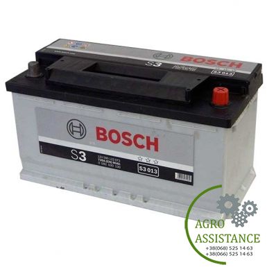 6СТ-90 (0092S30130) (+ праворуч) Акумулятор 6СТ-90 необслуж. (Пр-во BOSCH) | Agro Assistance