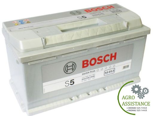 Акумулятор стартерний BOSCH 6СТ-100 Євро (S5013)