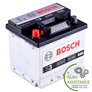 6СТ-45 (0092S30030) (+ зліва) Акумулятор 6СТ-45 необслуж. (Пр-во BOSCH) | Agro Assistance