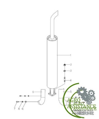 Выхлопная YTO-X1204