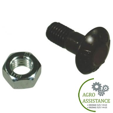 3011805 Болт с гайкой круглая головка M12x30-10.9 MU | Agro Assistance