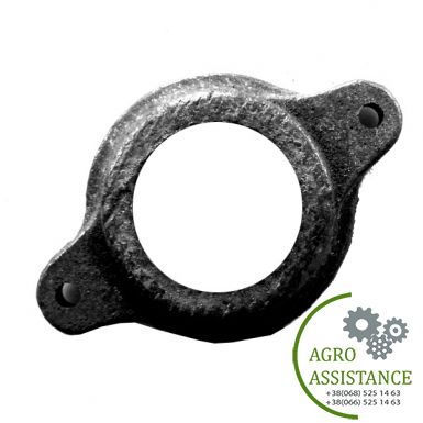 ПТВ 1071 Крышка корпуса подшипника битера (сквозная Д=55мм, 2 уха) КТУ-10 |Agro Assistance | Agro Assistance