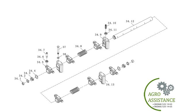 Головка блока цилиндров YTO-X1204