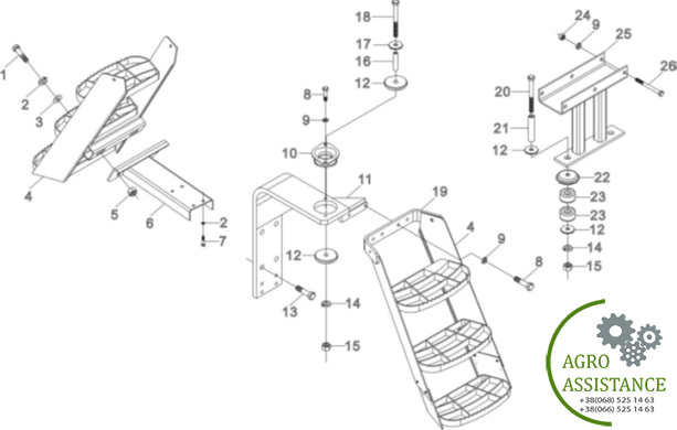 Ступеньки YTO-X1204