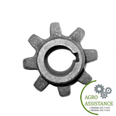 ПТВ 1006А-01 Звездочка вала ведомая (роликовая цепь) (z=8) КТУ-10 |Agro Assistance | Agro Assistance