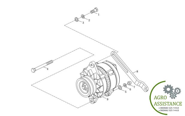 Генератор YTO X804