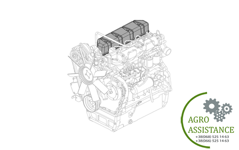 Крышка головки цилиндров YTO-X804