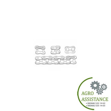 ASA-3/8 Звено (AgP) цепи ASA-3/8-Giunto (241-1315, 42363100) 87034815 |Agro Assistance