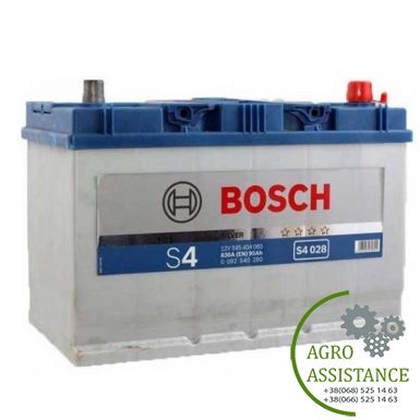 6СТ-95 (0092S40280) (+ праворуч) Акумулятор 6СТ-95 необслуж. (Азіатський корпус) (пр-во BOSCH) | Agro Assistance