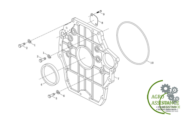 Уплотнительное кольцо YTO-X1204
