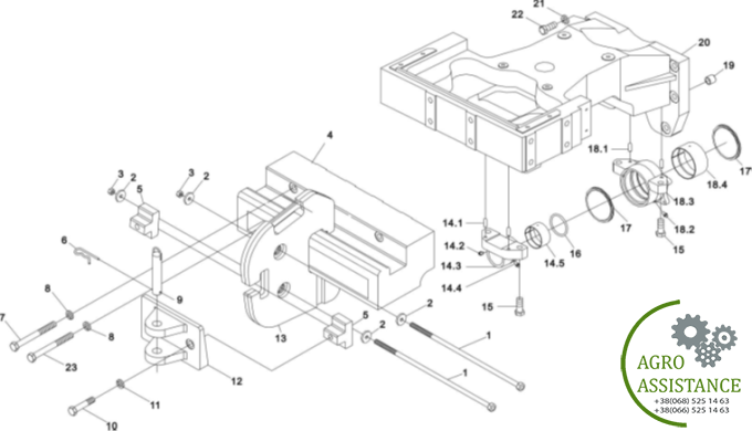 Передние противовесы YTO-X1204