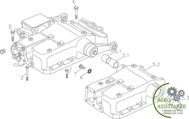 Втулка вала навески YTO X804