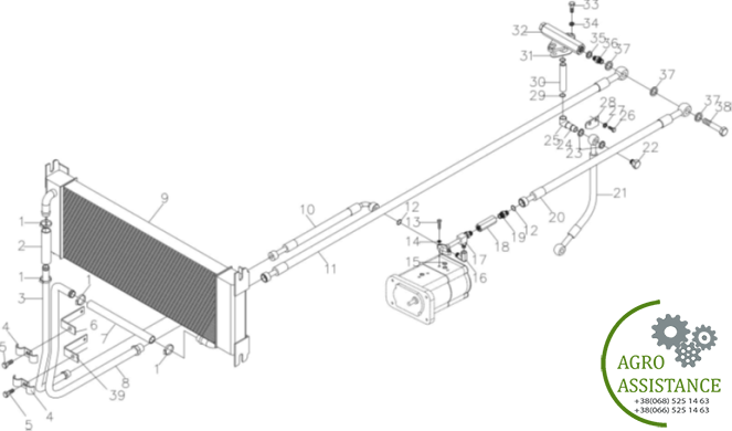 Масляный радиатор YTO-X1204
