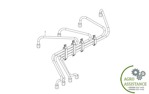Паливопровід YTO-X904