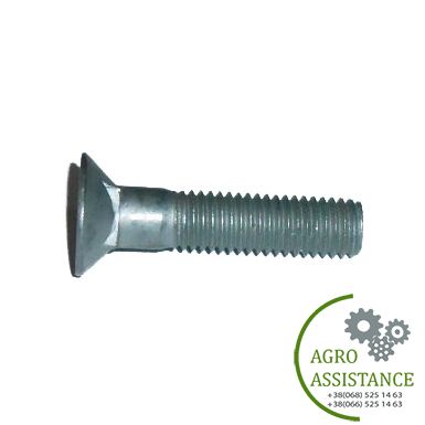 3015769 Болт с гайкой потай.лапы стрельчатой G25 5x25 M10x45-12.9-MU-10 Zn Lemken | Agro Assistance