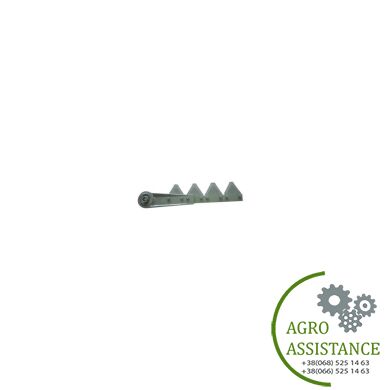 AgP-84435374 Нож (AgP) жатки в сборе 30FT с зубчатыми сегментами (Extra,High,Varifeed) 84435374 |Agro Assistance