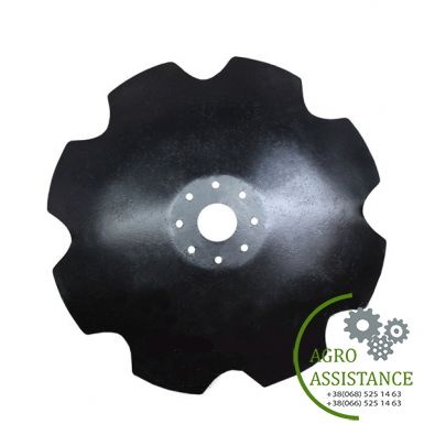 ПД-2,5-01.423 Б Диск бороны (ромашка) (D=650мм, круг 64мм, 8отв) АГ, УДА,ПД-2,5,АГН,БГН-24,АДП (Бор) (Велес-Агро) |Agro Assistance