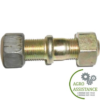 ПТС 4 Шпилька колеса прицепа ПТС (М18)(с гайкой+гайка-футорка) |Agro Assistance | Agro Assistance