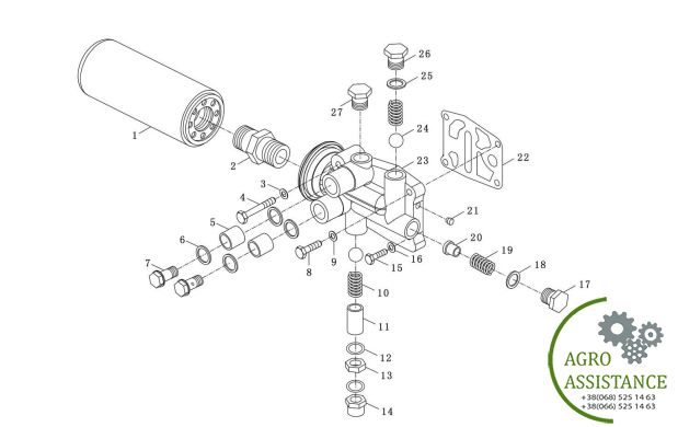 Масляный фильтр YTO X904