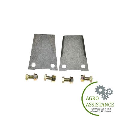442832A1 Нож измельчителя (жесткое крепление к-т из 2шт+болты) |Agro Assistance