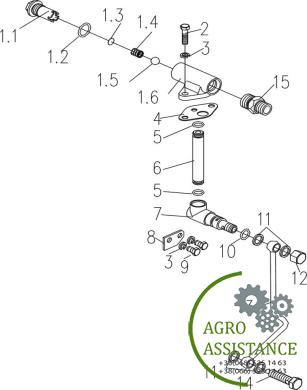 Привод переднего моста YTO-X1204