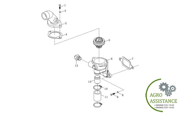 Термостат YTO X904