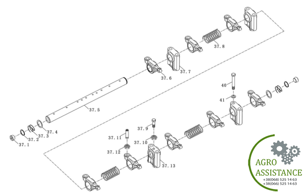 Головка блока цилиндров YTO-X804