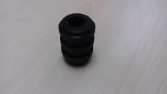 Ролик поворотный пластик чёрный	