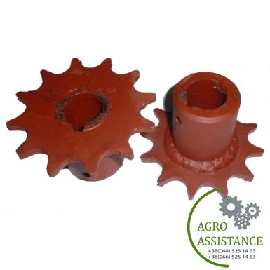 КТУ-6007А Полумуфта-звездочка вала №6 (z=12, t=25.4, д=30мм) КТУ-10 |Agro Assistance | Agro Assistance