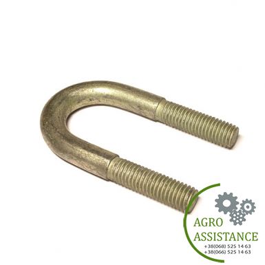 МТТ 23.34.601 Скоба планки транспортера (резьба М8) РОУ-6 |Agro Assistance | Agro Assistance