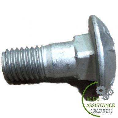 3011806 Болт M12x30-10.9 DIN603 (диска бороны РУБИН) | Agro Assistance