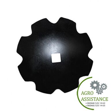 СТБ 00.00.87-02 Диск бороны (ромашка) ДМТ (D=660мм, кв.70мм) Точмаш |Agro Assistance