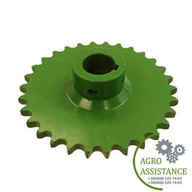WN-AH126008 Звездочка z=30, t=15,875 (привод колосового элеватора, верхняя), JD |Agro Assistance | Agro Assistance