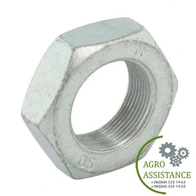 3030994(Lemken) Гайка оси диска Рубин 6-ти гран. M30x1,5 (ПРАВАЯ) DIN439-05 Zn | Agro Assistance