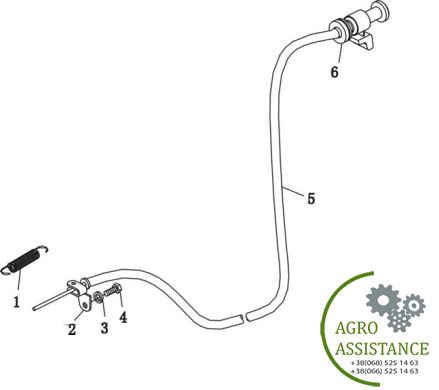 Дросель отключения подач топлива YTO X804