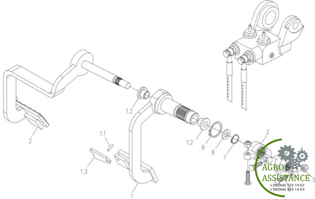 Тормозной механизм YTO-X804