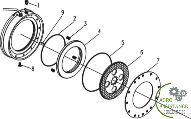 Тормозные диски YTO-X1204