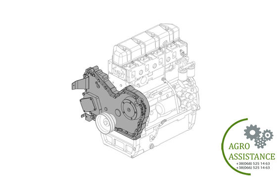 Передняя рышка двигателя YTO-X804