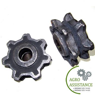 КТУ 500420 (501008) Звездочка вала ведомая (якорная цепь) (z=7) КТУ-10 |Agro Assistance | Agro Assistance