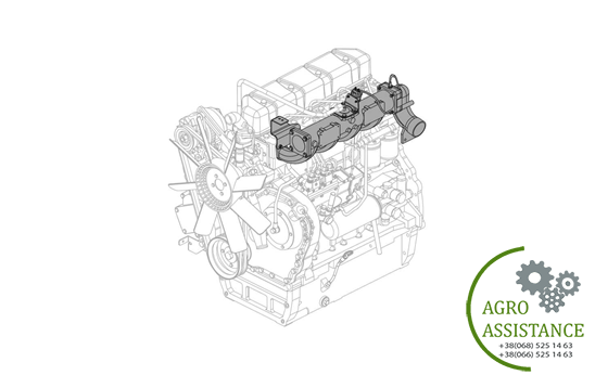 Впускной колектор YTO-X804