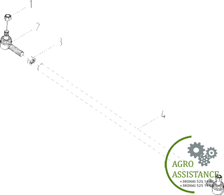 Рулевые тяги YTO-X804