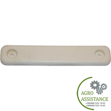 Z62375 Пластина кріплення кришки бункера (пластмас.), JD |Agro Assistance | Agro Assistance