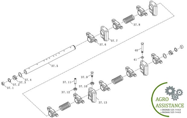 Головка блока цилиндров YTO-X904