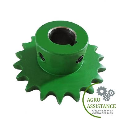 WN-AH147557 Звездочка z=19 (верхняя, привод колосового элеватора), JD9670STS |Agro Assistance | Agro Assistance