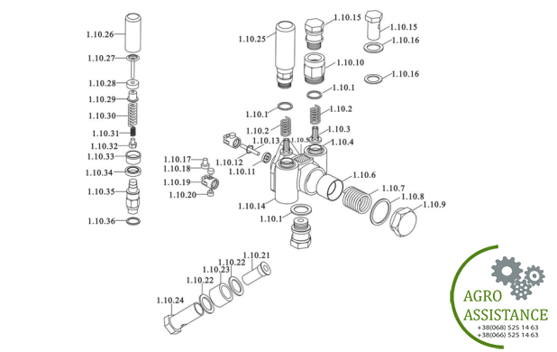 Топливный насос YTO-X804