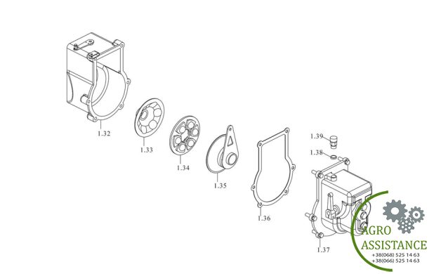 Топливный насос YTO-X804