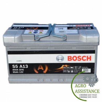 Акумулятор стартерний BOSCH AGM 6CT-95 ЕВРО (S5A130)